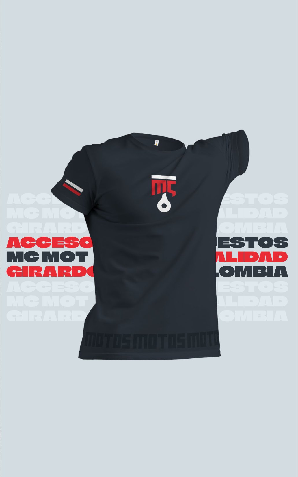 Camiseta con el isotipo de MC Motos