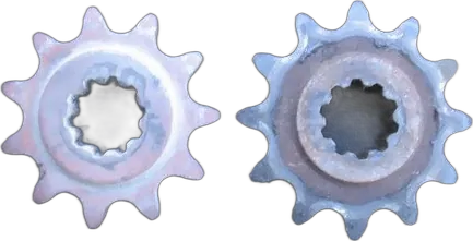 Piñones y transmisión para moto